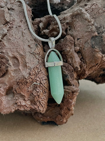 Amazonite Pencil Pendant