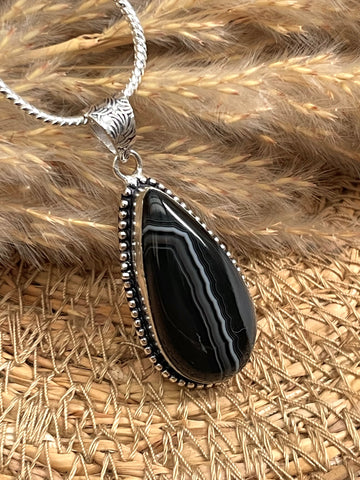 Black Sulemani Pendant