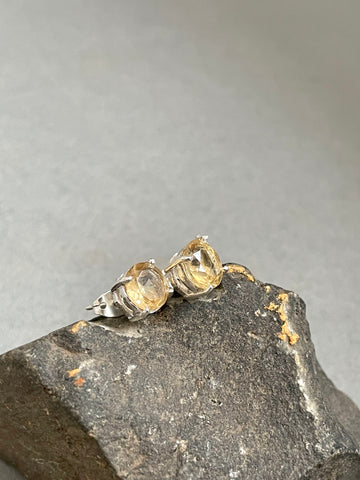 Citrine Stud Earrings