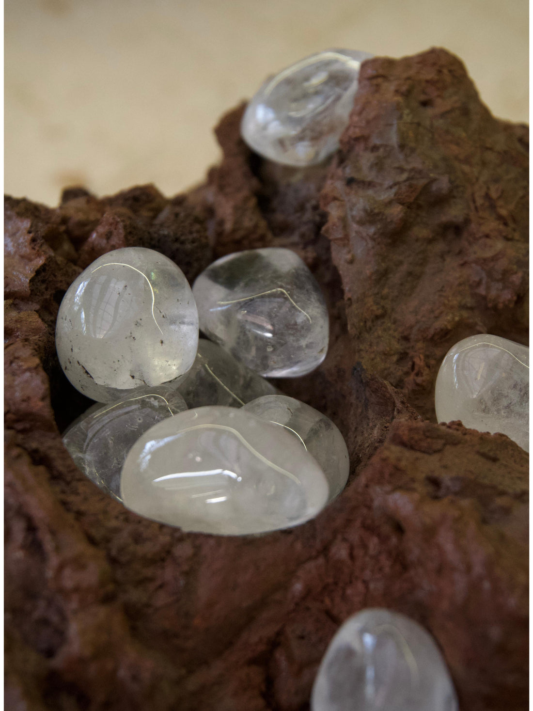 Clear Quartz Tumbles