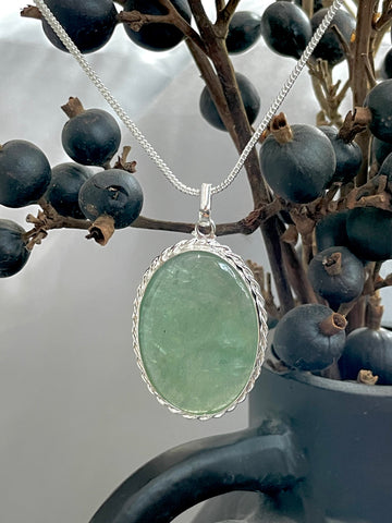 Green Strawberry Pendant