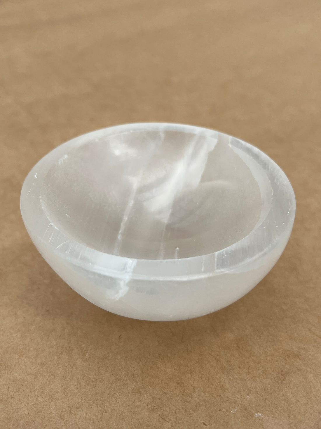 Selenite Bowl 3"