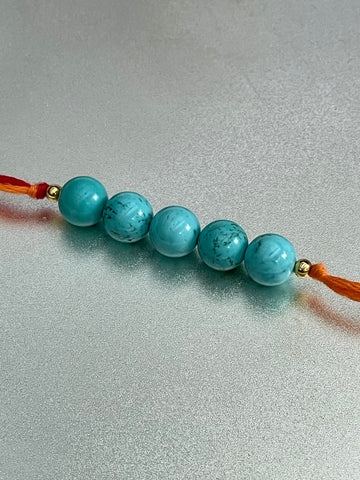 Turquoise Blue Rakhi