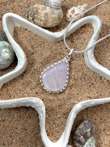 Kunzite Pear Pendant