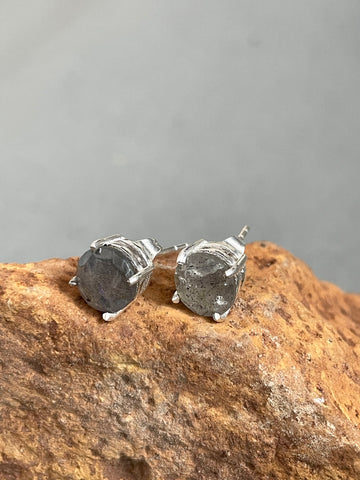 Labradorite Stud Earrings