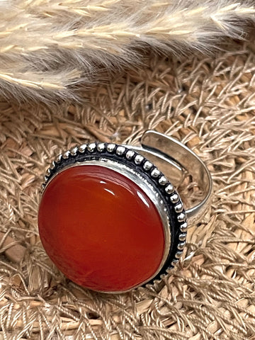 Red Carnelian Ring