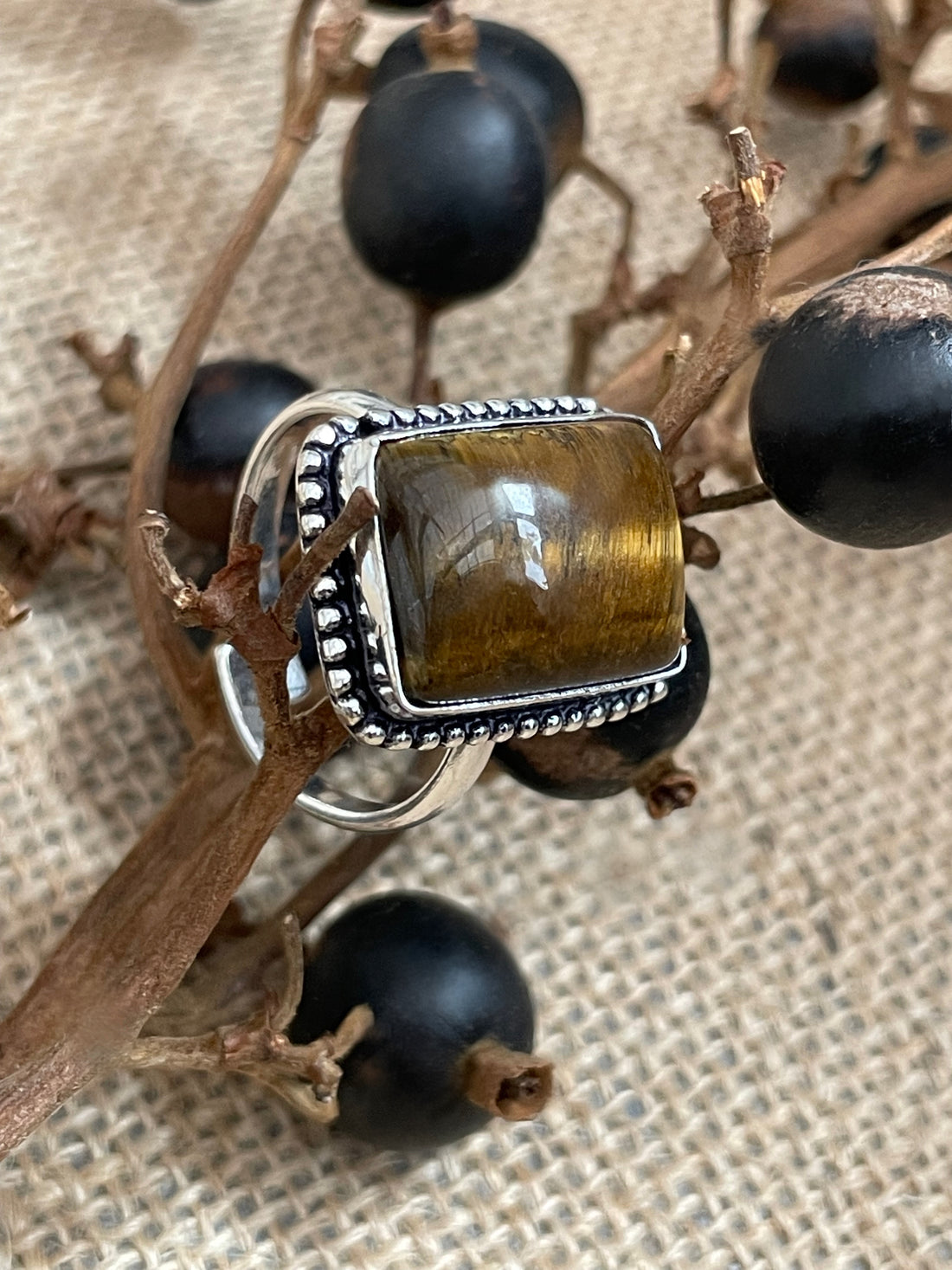 Tiger Eye Ring