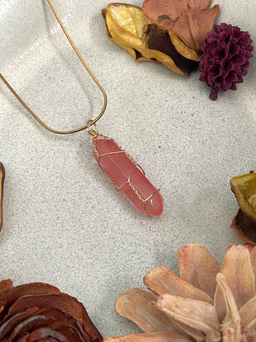 Watermelon Quartz Pendant