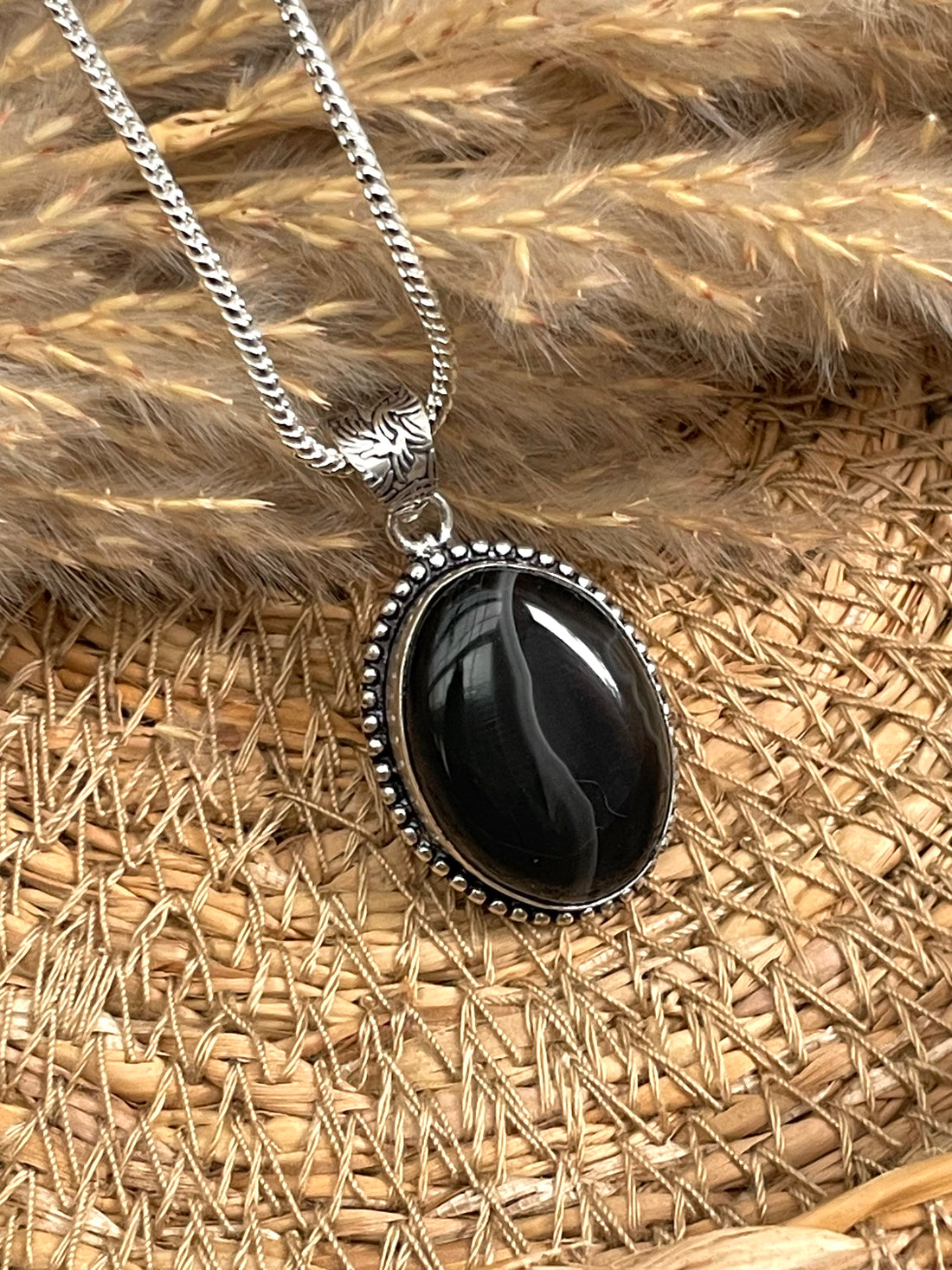 Black Sulemani Pendant
