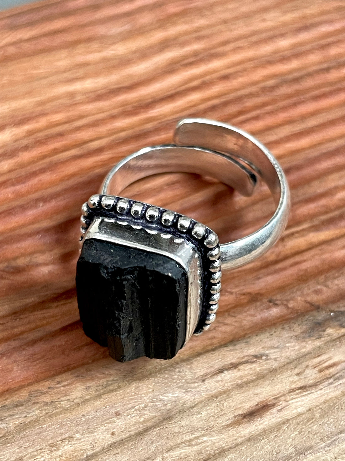 Black Tourmaline Ring