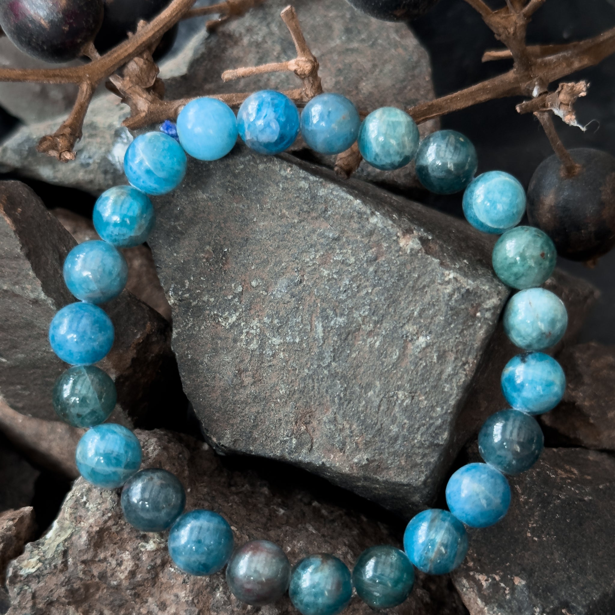 Blue Apatite Bracelet