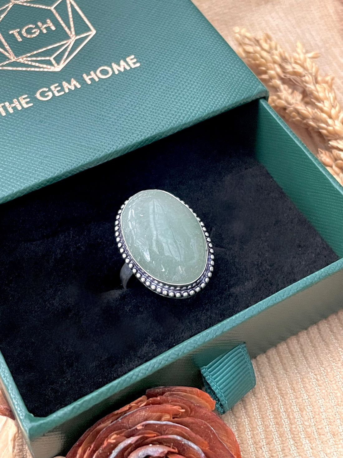 Green Aventurine Ring