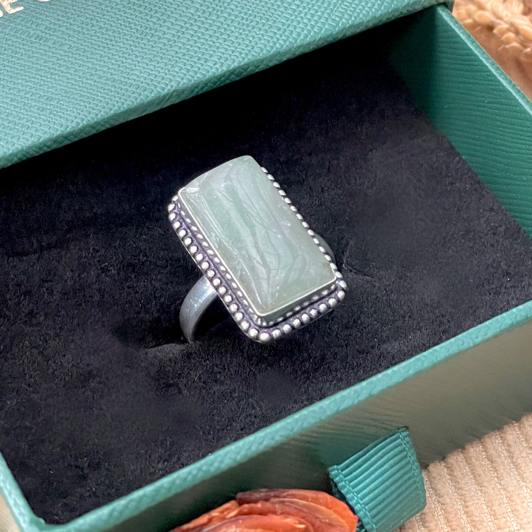 Green Aventurine Ring