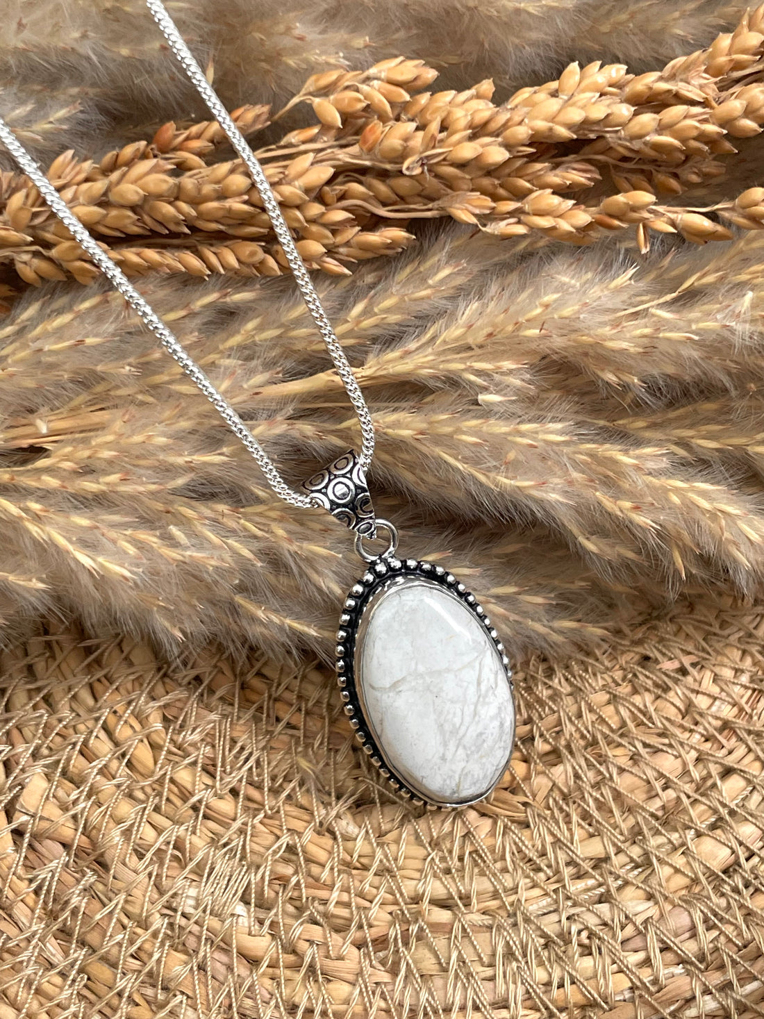 Howlite Pendant