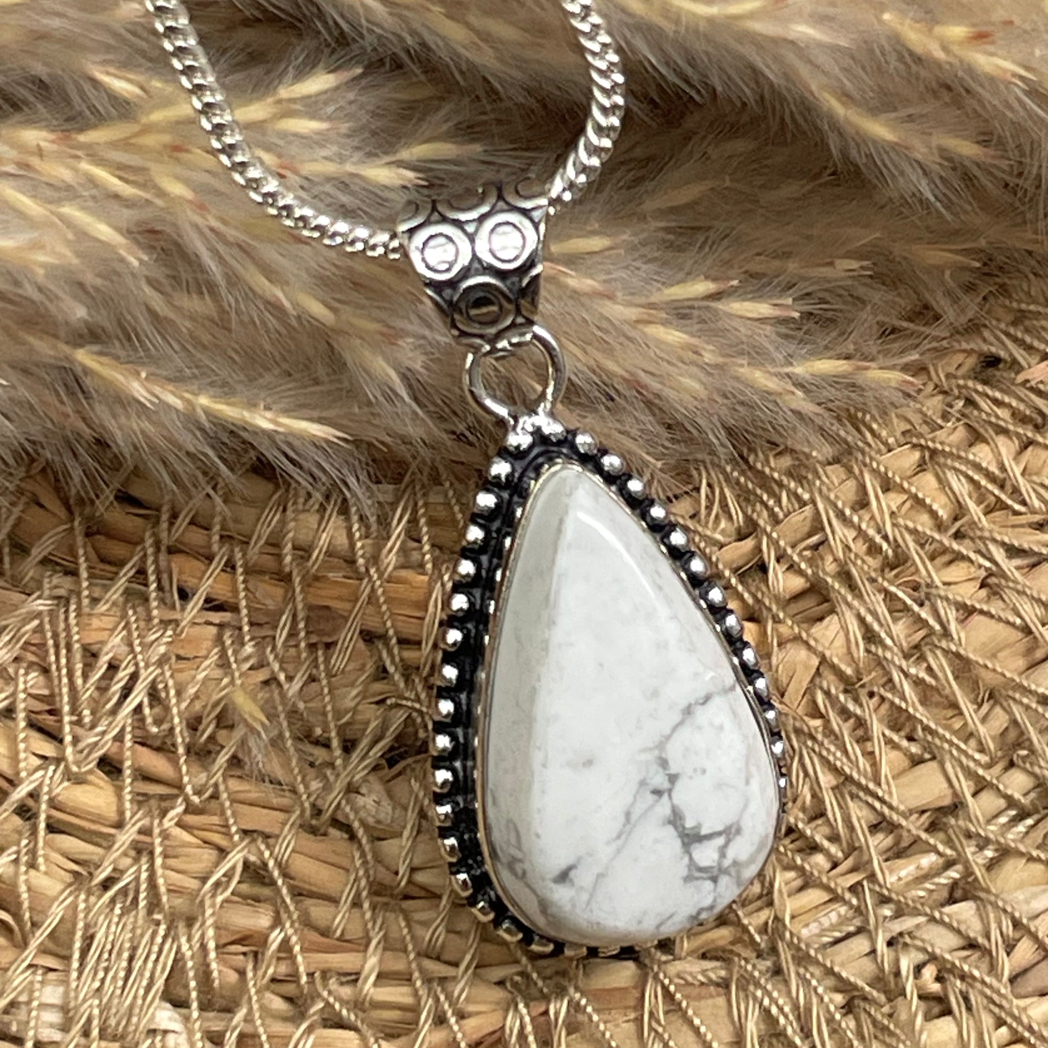 Howlite Pendant