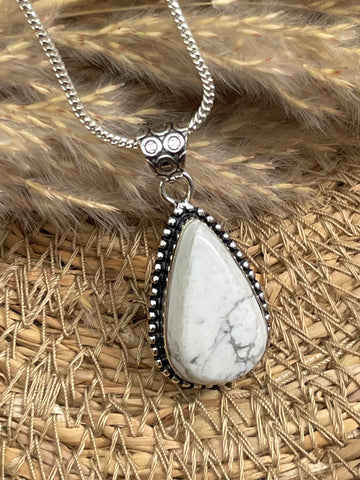 Howlite Pendant