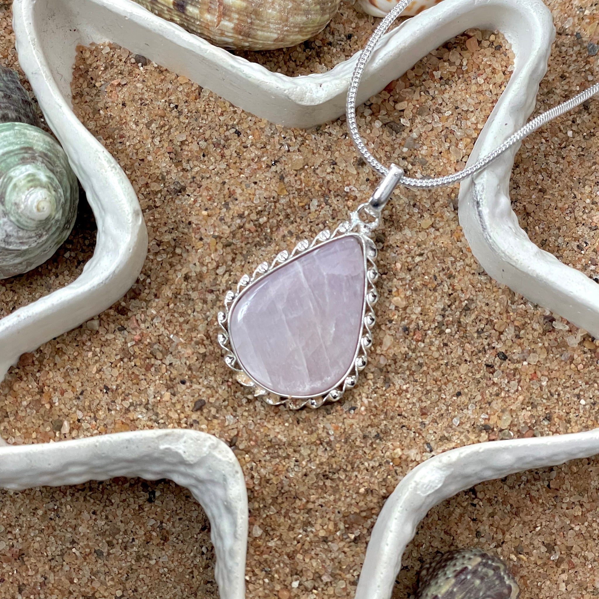 Kunzite Pear Pendant