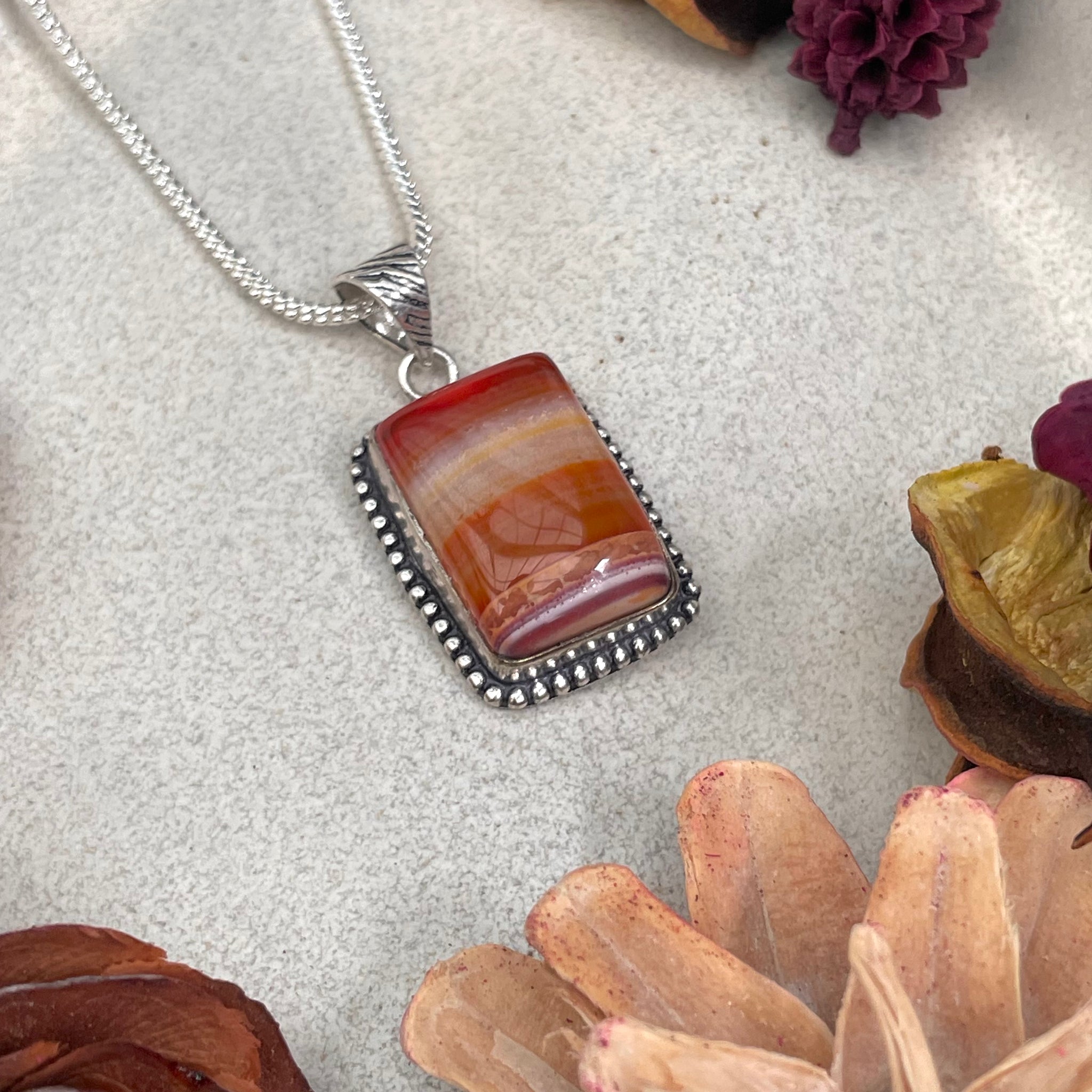 Red Carnelain Pendant