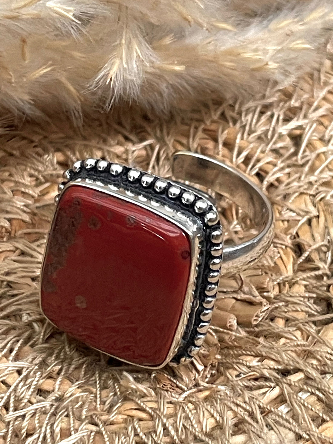 Red Jasper Ring