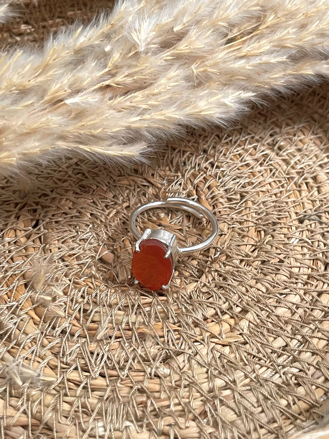 Red Carnelian Ring