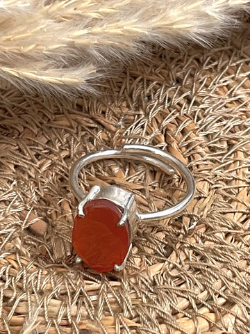 Red Carnelian Ring