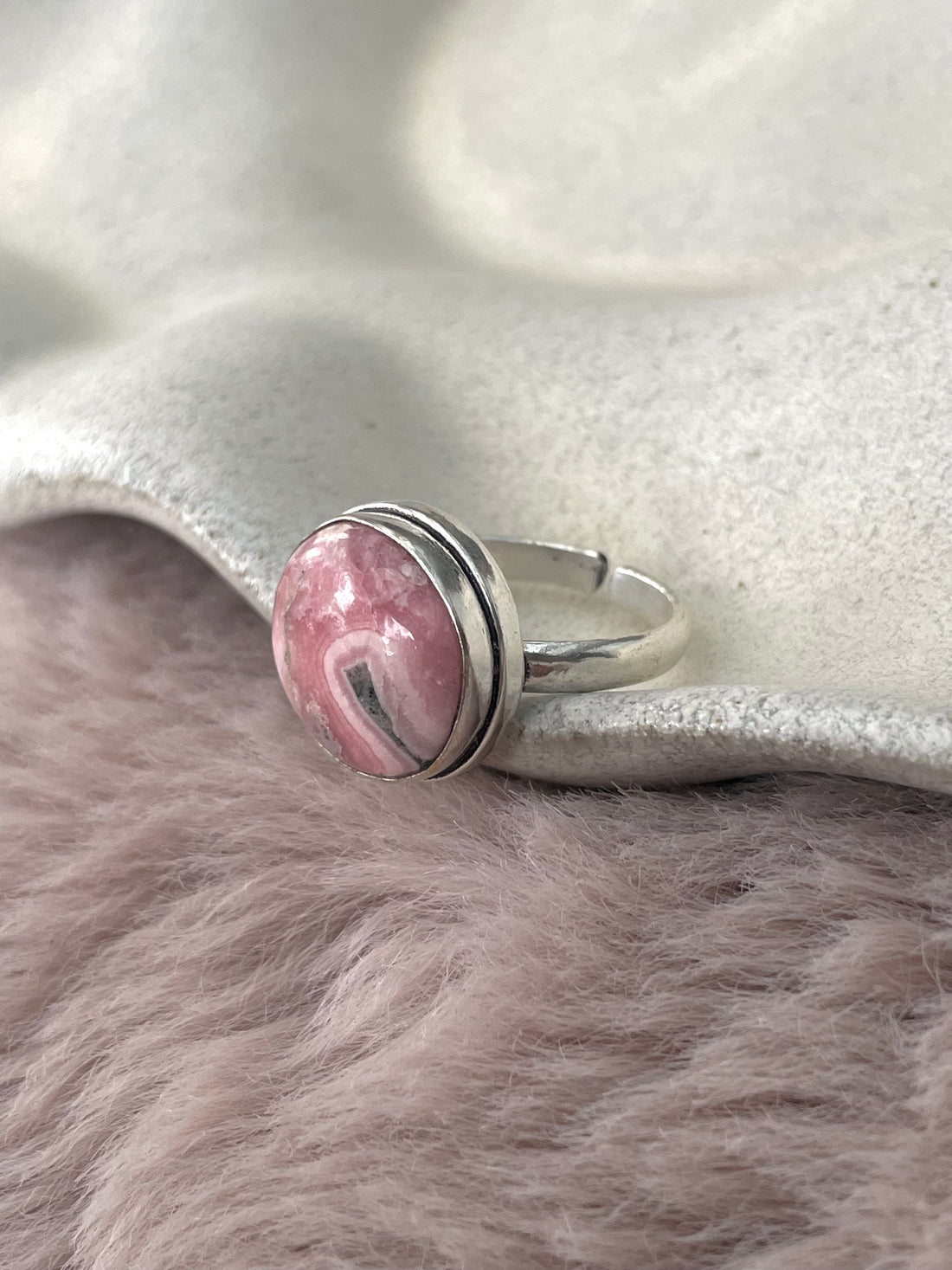 Rohdocrosite Ring