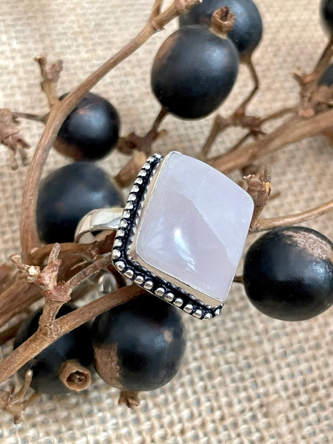 Rose Quartz Ring