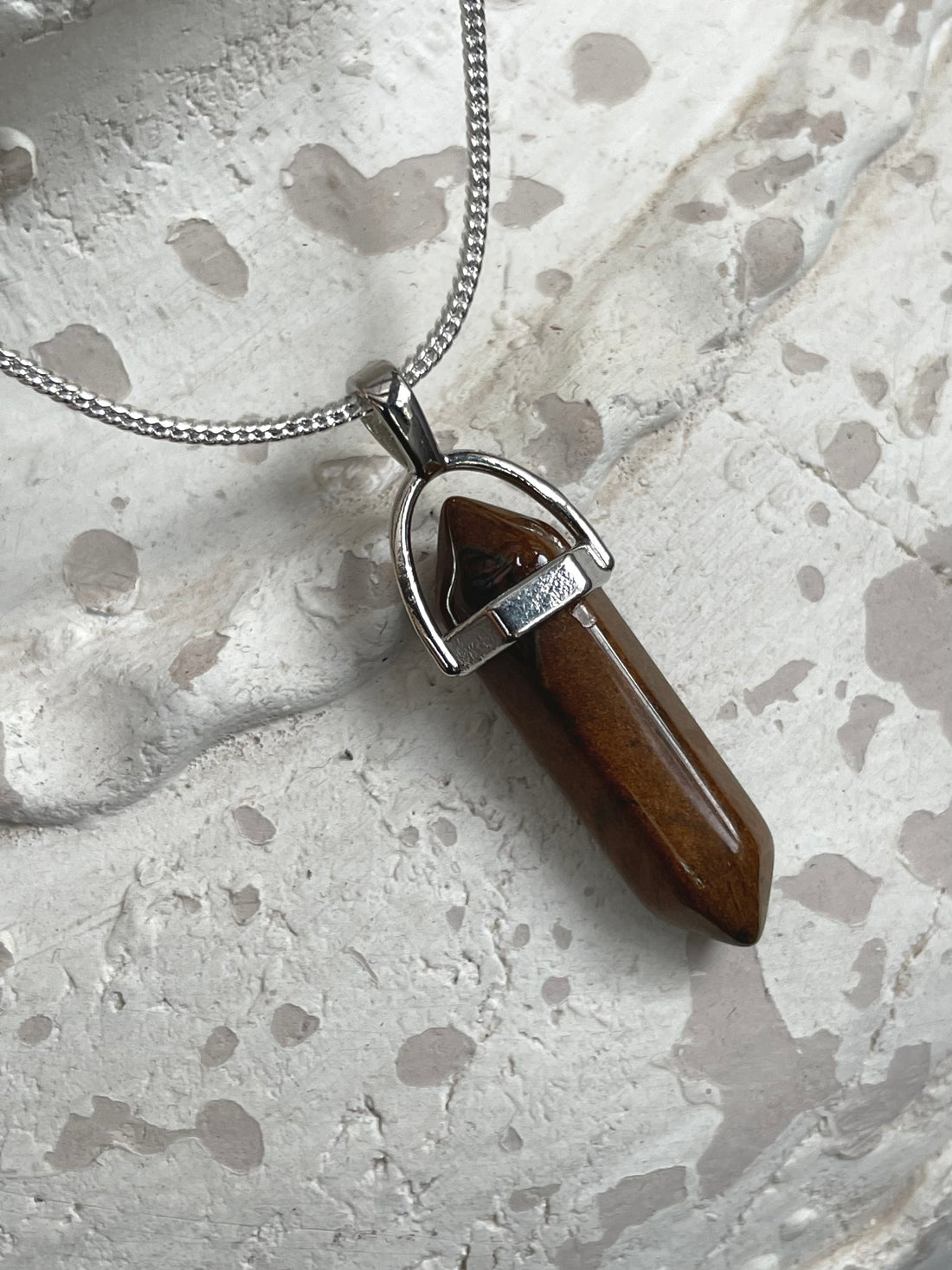 Tiger Eye Pencil Pendant