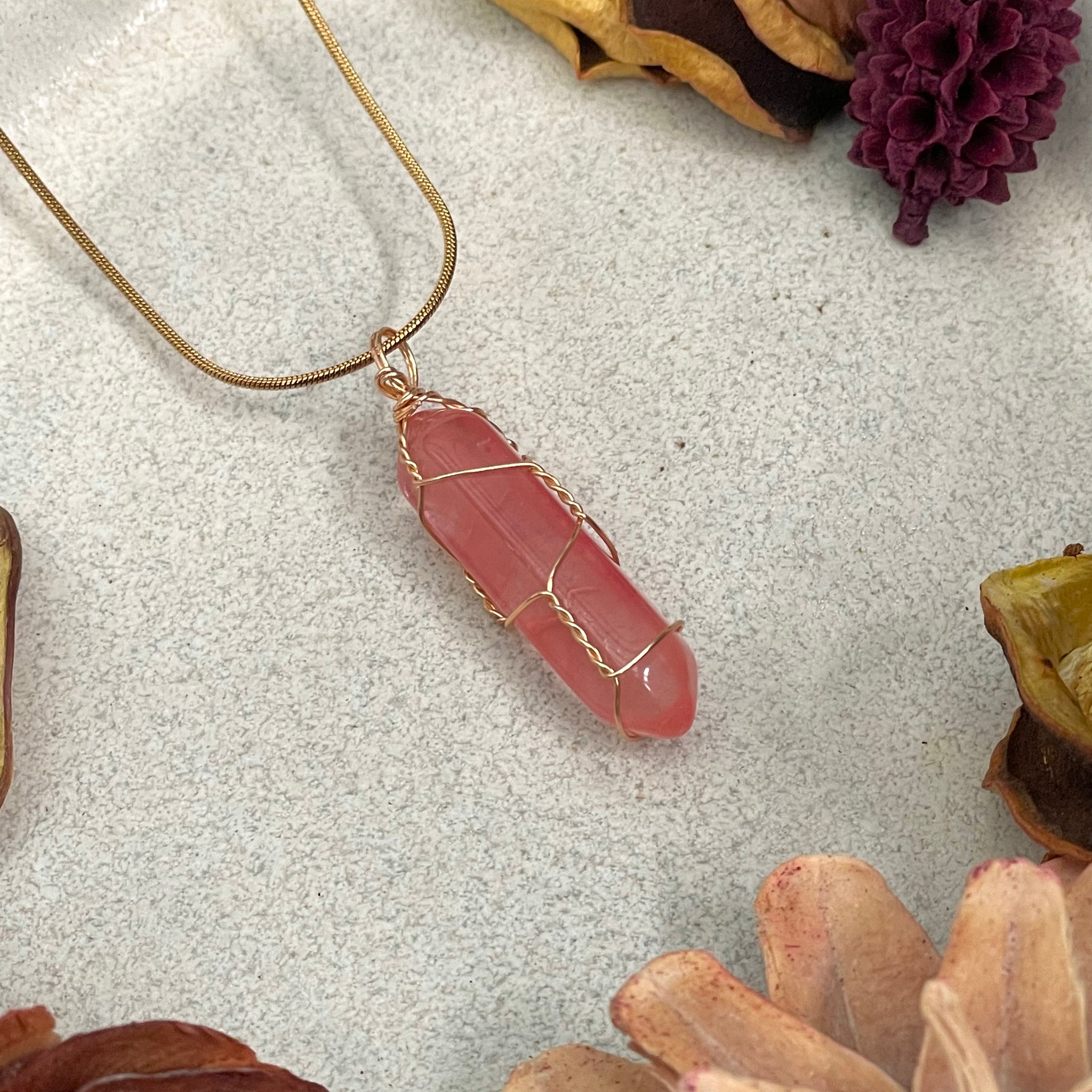 Watermelon Quartz Pendant